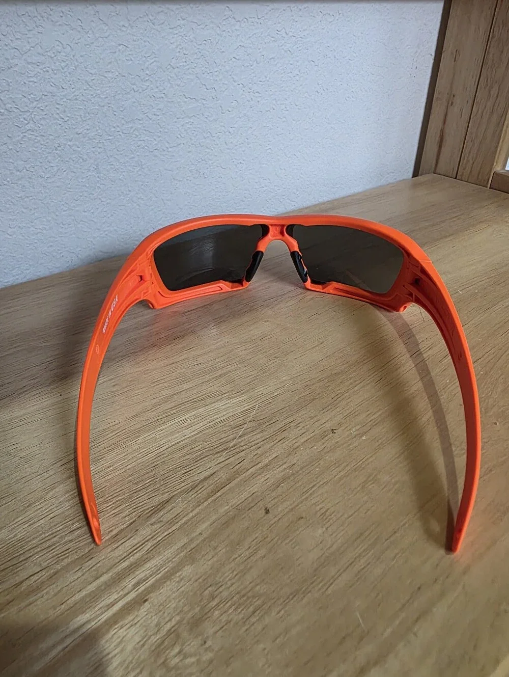 ESS Rollbar Ballistic Sunglasses Hi-Vis Orange Frame Safety Glasses With Case